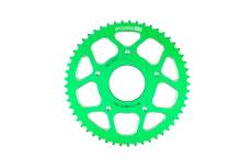 Couronne 53 dents - 420 Stage6 alu CNC Vert Peugeot