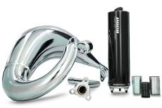 Pot d'chappement Beta RR 2012 - 2020 Voca Cross Chromed 50 - 70 Noir