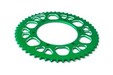 Couronne 53 dents - 420 Stage6 alu CNC Vert Aprilia