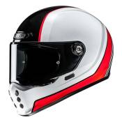 Casque intégral HJC V10 Hodu MC1 blanc/noir/rouge brillant- 2XL