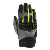 Gants cuir/textile Furygan Jack noir/gris/jaune- 2XL
