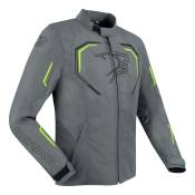 Blouson textile Bering Dundy gris/jaune fluo- 3XL