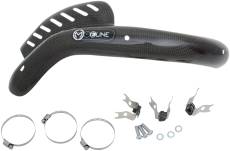 Protection pot d'chappement carbone Moose Racing origine