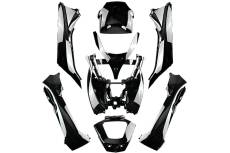 Kit carnage 8 pices Noir brillant Piaggio MP3 2008