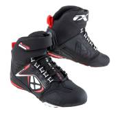 Baskets moto Ixon Killer WP noir/blanc/rouge- 42