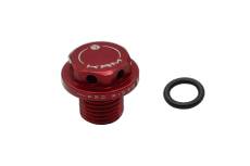 Bouchon de carter d'huile KRM rouge MBK Booster