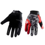 Gants t Trendy Goias Camo gris / rouge XXXL