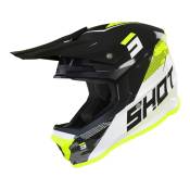 Casque cross Shot Furious Camo jaune fluo/noir/blanc brillant- XL