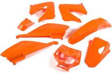 Kit carnage 8 pices Orange Derbi X-treme avant 2011