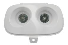 Phare double optique MBK Booster avant 2004 Blanc