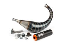 Pot d'chappement Derbi Stage6 R/T 70 - 80 Noir / Orange