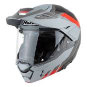 Casque modulable HJC i80 Imes MC1SF carbone/gris/rouge mat- L