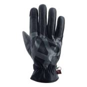 Gants cuir Helstons Blues gris/noir- T8