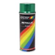 Bombe de peinture mtallise vert Motip 400ml (Arosol)
