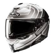 Casque intégral HJC i71 Viz MC5 noir/gris/blanc brillant- S