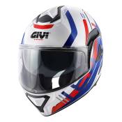 Casque modulable Givi X30 Pulsar blanc/bleu/rouge brillant- 2XL