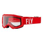 Masque Fly Racing Focus rouge/blanc- écran transparent