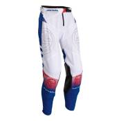 Pantalon cross Moose Racing Sahara blanc/rouge/bleu- US-32