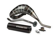 Pot d'chappement Derbi Stage6 80 - 90 Noir