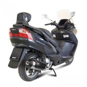 Ligne complète 1x1 MIVV URBAN inox brossé / ABS noir Suzuki Burgman
