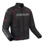 Blouson textile Bering Sweek noir/blanc/rouge- M