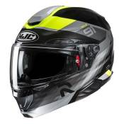 Casque modulable HJC RPHA 91 Madal MC3H noir/gris/jaune fluo brillant-