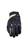 Gants Street Five RS3 Evo noir / jaune fluo XL