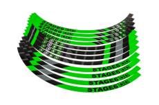Liseret de jante Scooter 12" Stage6 Vert