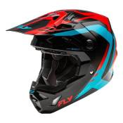 Casque cross Fly Racing Formula CP Krypton rouge/noir/bleu- S