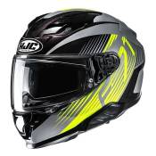 Casque intégral HJC F71 Catos MC3H noir/gris/jaune brillant- M