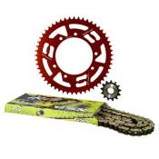 Kit chane Alu rouge 13x53 - 428 Doppler Sherco 50cc