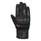 Gants textile/cuir Ixon Pro Russel 2 noir/gris/orange- S