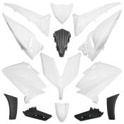 Kit carnage 14 pices Blanc Yamaha Tmax 530 2015 - 2016