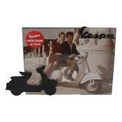 Cadre photo Vespa 25x20cm noir