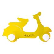 Porte-manteau Vespa jaune
