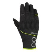 Gants cuir/textile Bering Nassau noir/jaune- T9