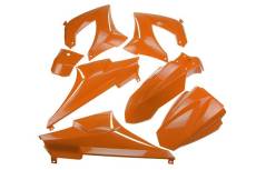 Kit carnage 7 pices Orange Derbi Senda DRD avant 2005