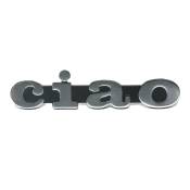 Logo "Ciao" Piaggio Ciao 9,5cm Chrom