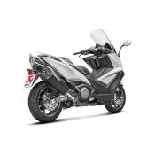 Silencieux Akrapovic inox noir embout carbone Kymco