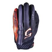 Gants textile Five RS3 Evo Graphic Sport 5 noir/rouge- 3XL
