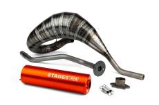 Pot d'chappement Derbi Stage6 80 - 90 Orange