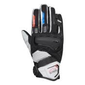 Gants cuir/textile Ixon MS Skeid noir/gris/rouge- S