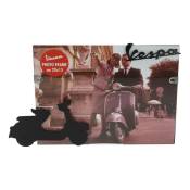 Cadre photo Vespa 25x15cm noir