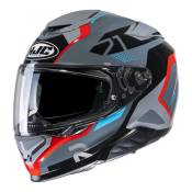 Casque intégral HJC RPHA 71 Hapel MC21 noir/gris/rouge/bleu- XL