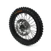 Roue avant acier d.15mm - 14'' avec pneu Kenda Pit