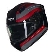 Casque intégral Nolan N60-6 Ermetico 345 noir/rouge/gris brillant- XS
