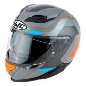 Casque intégral HJC F71 Arcan MC27SF gris/orange/bleu mat- XS