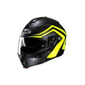 Casque modulable HJC C91N Nepos noir/jaune fluo- 2XL