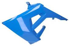 Oue de radiateur gauche bleue Derbi Senda / Gilera
