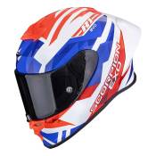Casque intégral Scorpion Exo-R1 Evo II Air Valere blanc/rouge/bleu- X